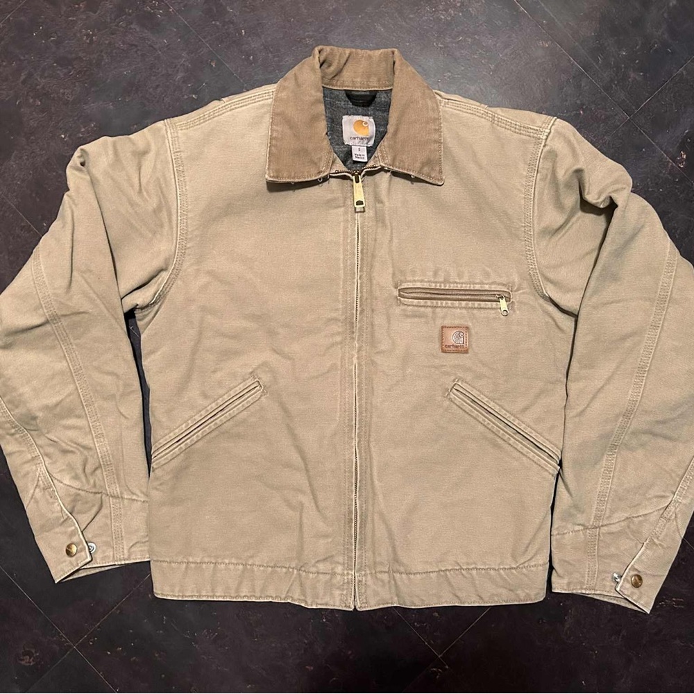 Vintage Carhartt J97 Detroit jacket TAN / Sandstone Men’s Small